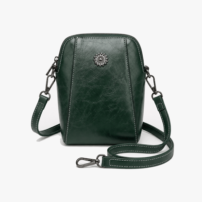 Women's Crossbody Phone Bag | Twin-Zip & Adjustable Strap 14