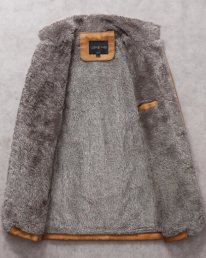 Men's Long Coat | Warm Lined 4
