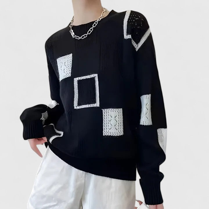 Women's Knitted Jumper | Openwork Detail & Comfortable Fit 4