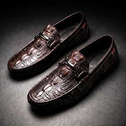 Women's Croc Loafers | Metal Bit Detail & Cushioned Comfort 1