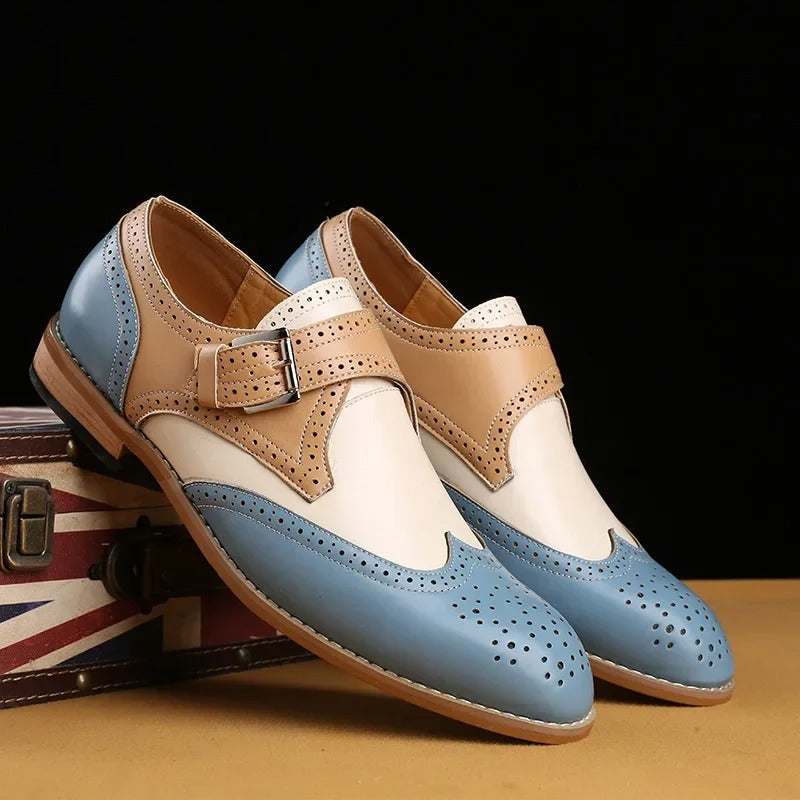Men's Dress Shoes | Monk Strap Buckle Design 3