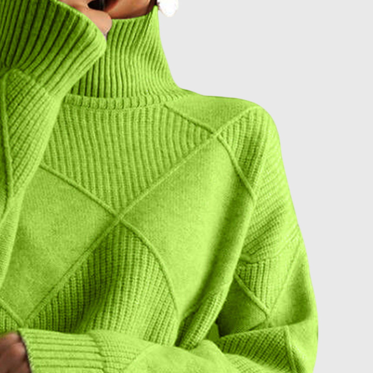 Women's Roll Neck Jumper | Cosy & Warm Knit 9