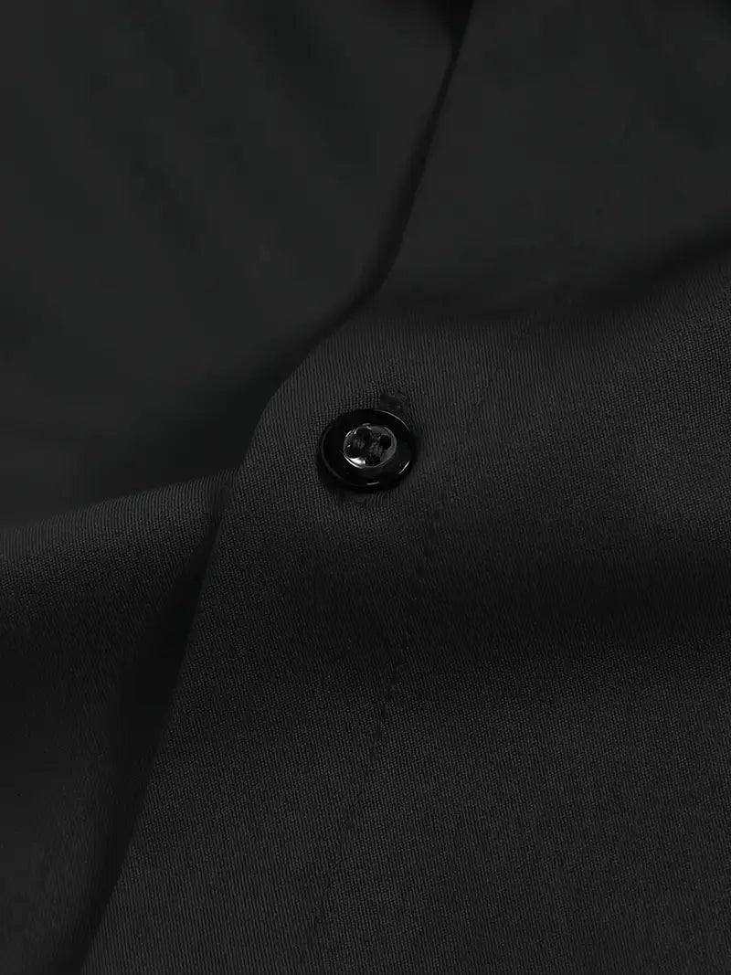 Men's Dress Shirt | Button-Front & Pointed Collar 22