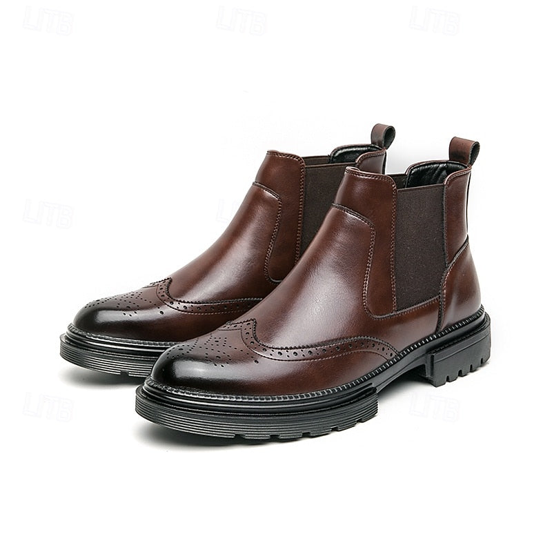 Carlisle | Wingtip Chelsea Boots