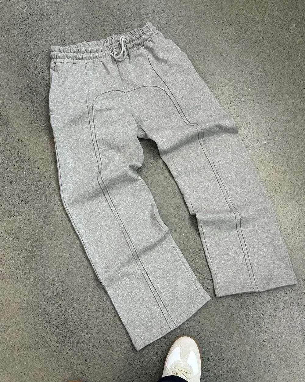 Stretch Rope Sweatpants - Casual Cropped Trousers - ZA-Zola