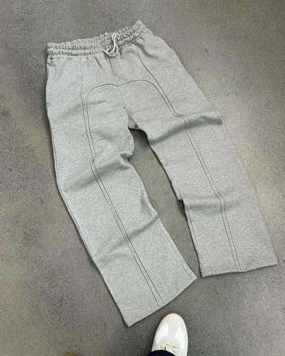 Stretch Rope Sweatpants - Casual Cropped Trousers - ZA-Zola