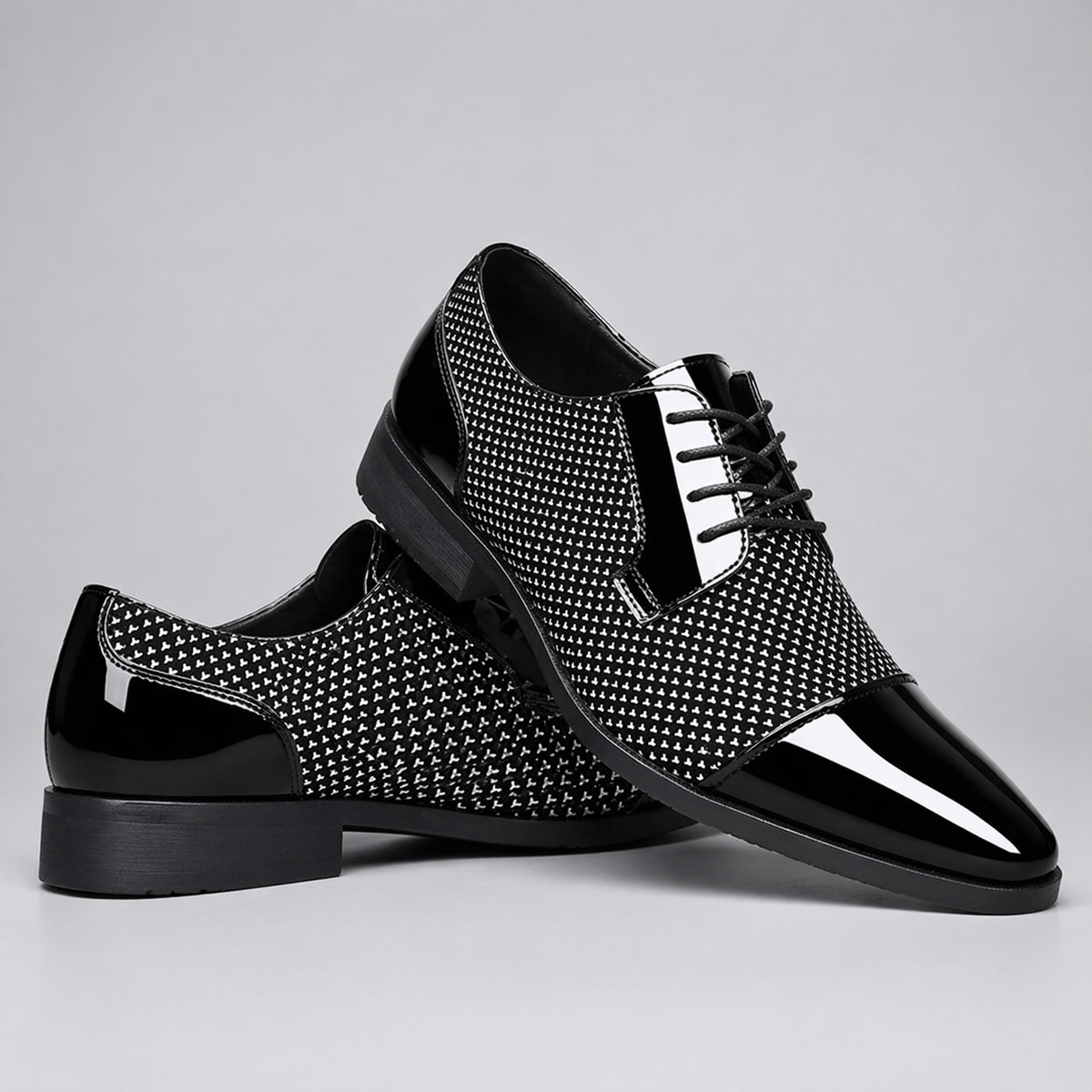 Men's Pointed Toe Oxford Shoes Lace Up Formal Footwear 11