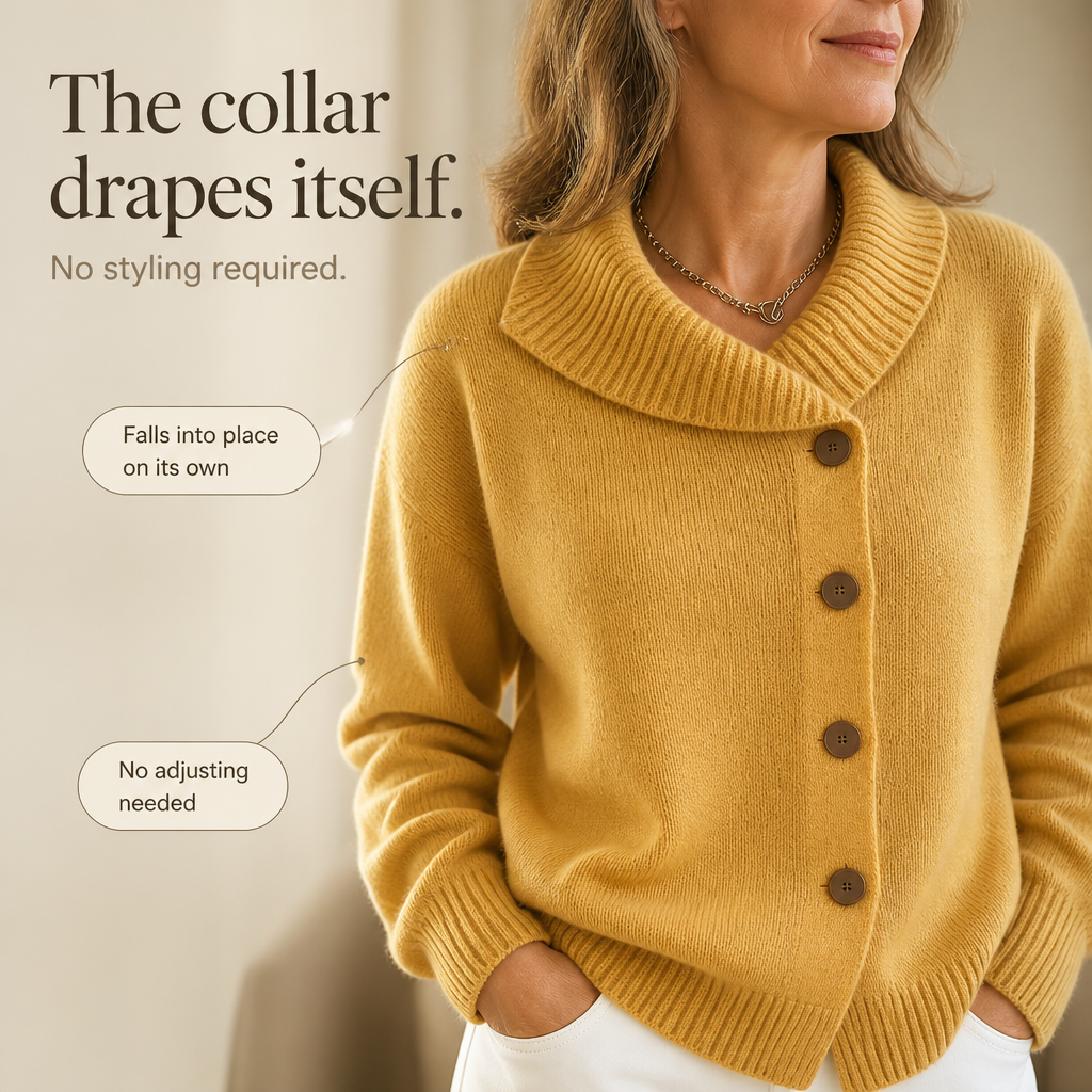 Women's Waterfall Collar Cardigan | Effortlessly Styled Layer 7