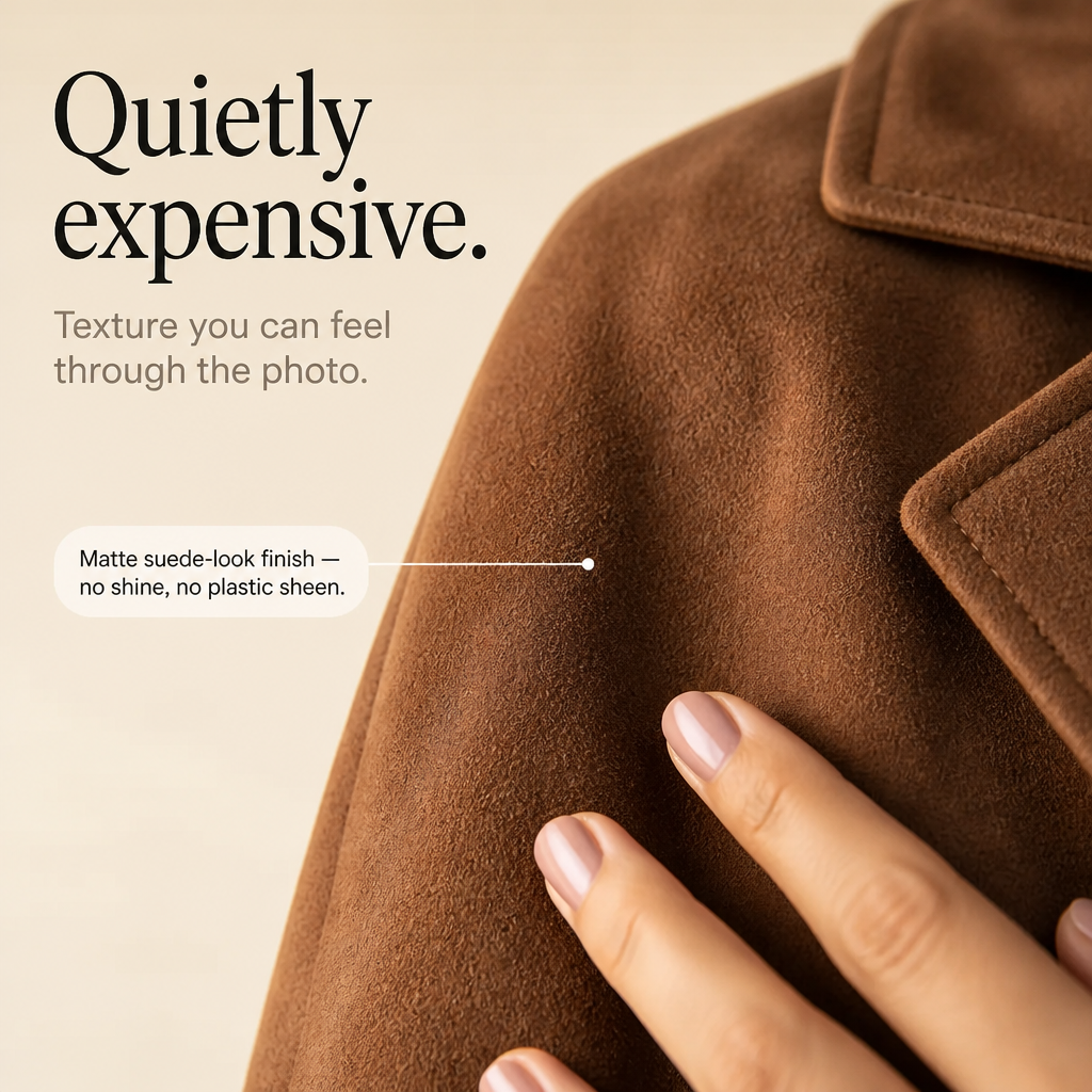 Women's Trench Coat | Long Line & Soft Drape 5