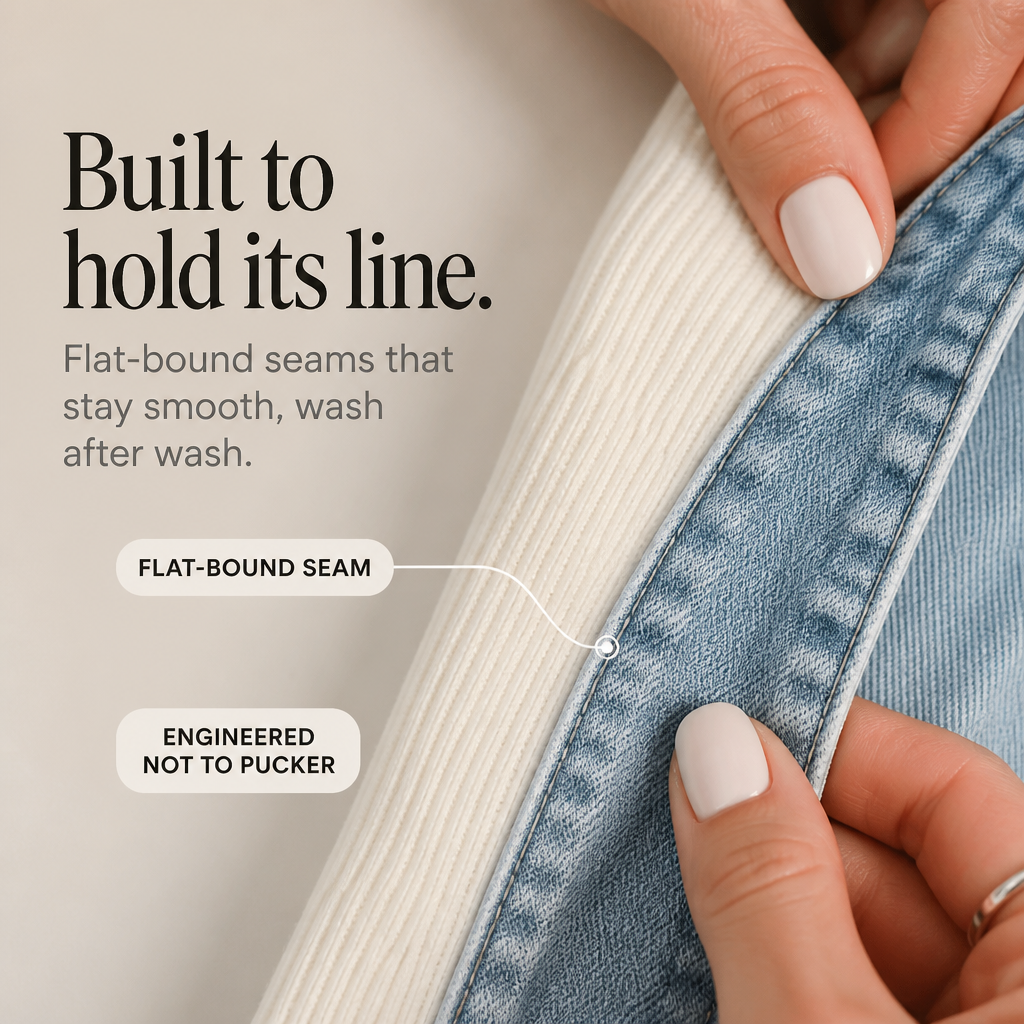 Women's Ribbed Knit Coat | Structured Panels 4