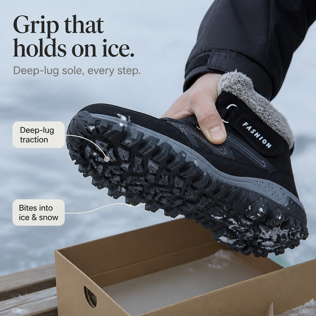 Women's Winter Ankle Boots | Non-Slip Grip & Warm Lining 5