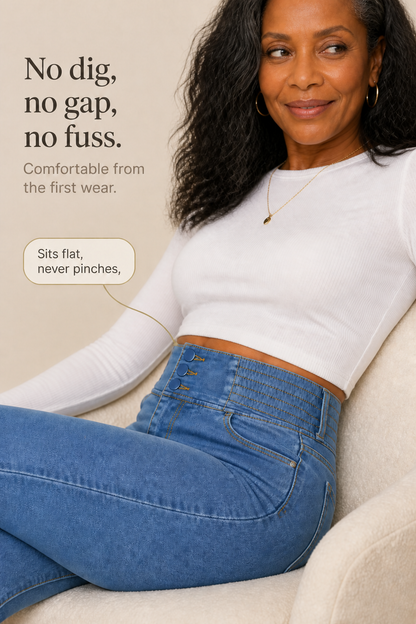 Women's High-Waisted Flare Jeans | Stretch Comfort & Longer-Leg Fit 7