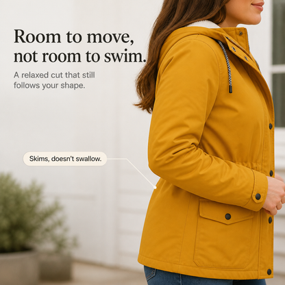 Women's Hooded Jacket | Windproof & Warm 5
