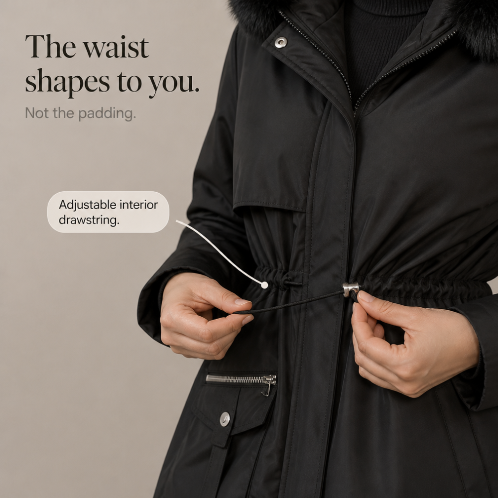Women's Puffer Coat | Shaped Waist & Double-Layer Warmth 6