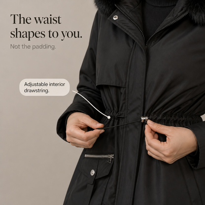 Women's Puffer Coat | Shaped Waist & Double-Layer Warmth 6