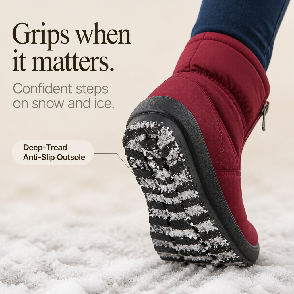 Women's Snow Boots | Zip-Up & Quilted Warmth 5