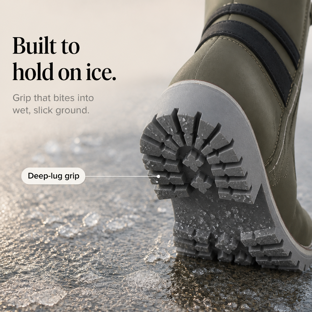 Women's Chelsea Winter Boots | Warm Knit-Shaft Comfort 7
