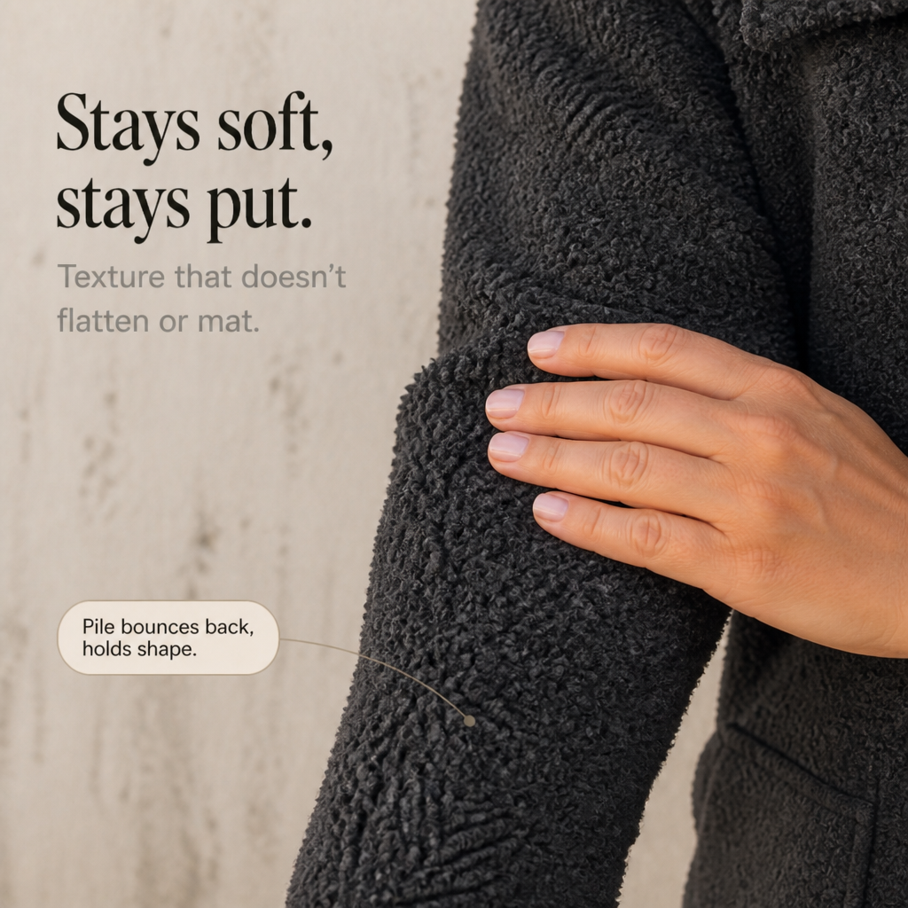 Women's Faux-Fur Button-Front Jacket | Warm & Lightweight 9