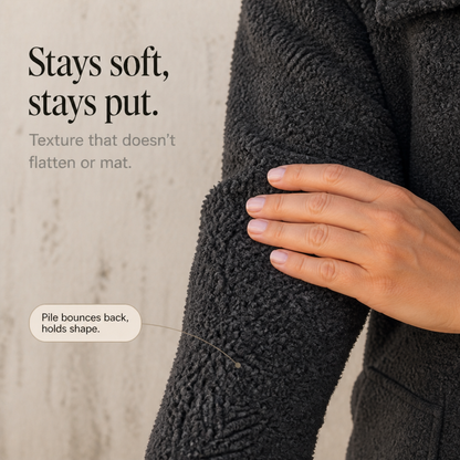 Women's Faux-Fur Button-Front Jacket | Warm & Lightweight 9