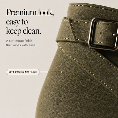 Women's Ankle Boots | Buckle Detail & Side-Zip 9