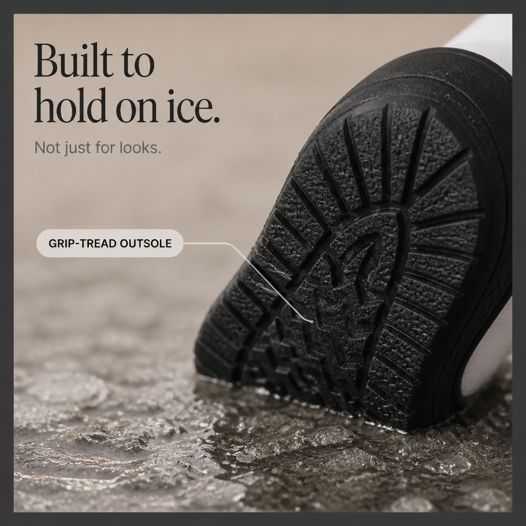 Women's Over-The-Knee Snow Boots | Adjustable Calf Fit & Grip Sole 8
