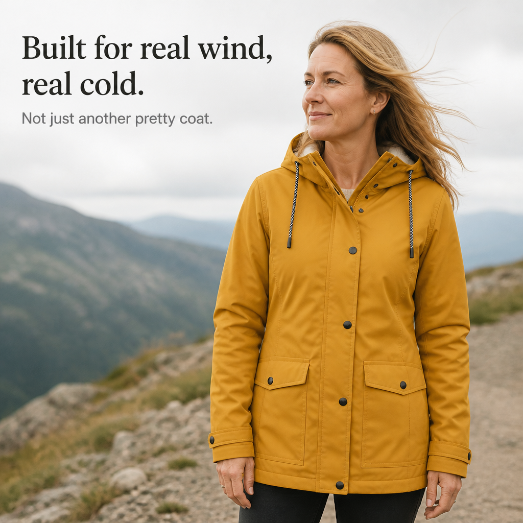 Women's Hooded Jacket | Windproof & Warm 7