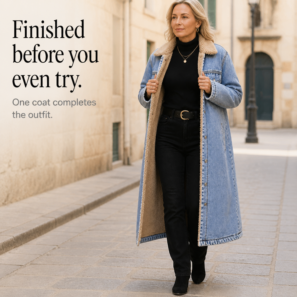 Women's Long Coat | Sherpa Lined & Warm 10
