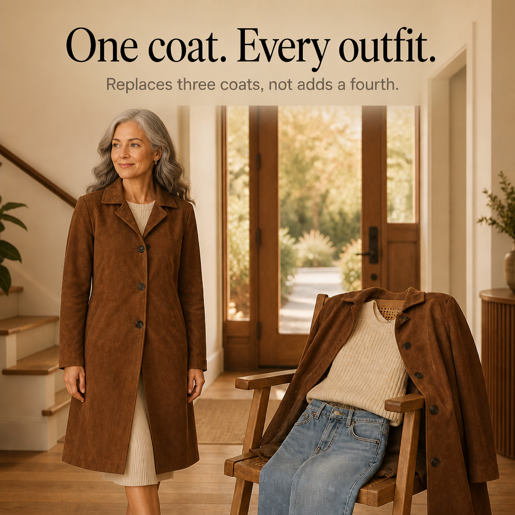 Women's Trench Coat | Long Line & Soft Drape 10