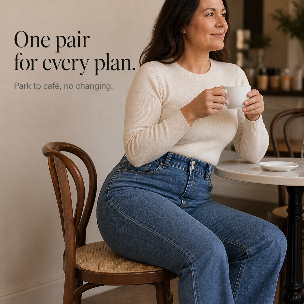 Women's High-Waisted Flare Jeans | Stretch Comfort & Flattering Fit 5