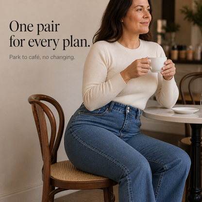 Women's High-Waisted Flare Jeans | Stretch Comfort & Flattering Fit 5