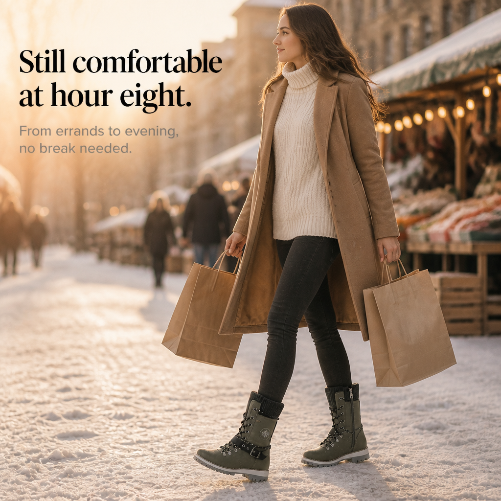Women's Chelsea Winter Boots | Warm Knit-Shaft Comfort 10
