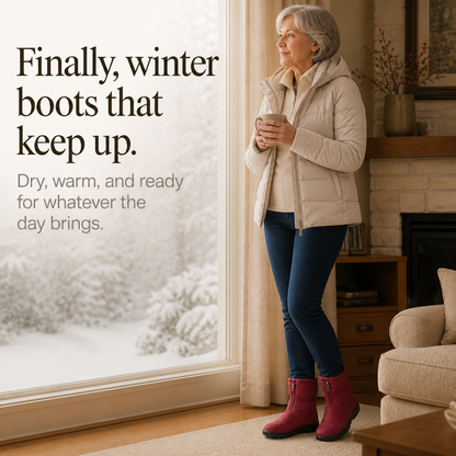 Women's Snow Boots | Zip-Up & Quilted Warmth 9