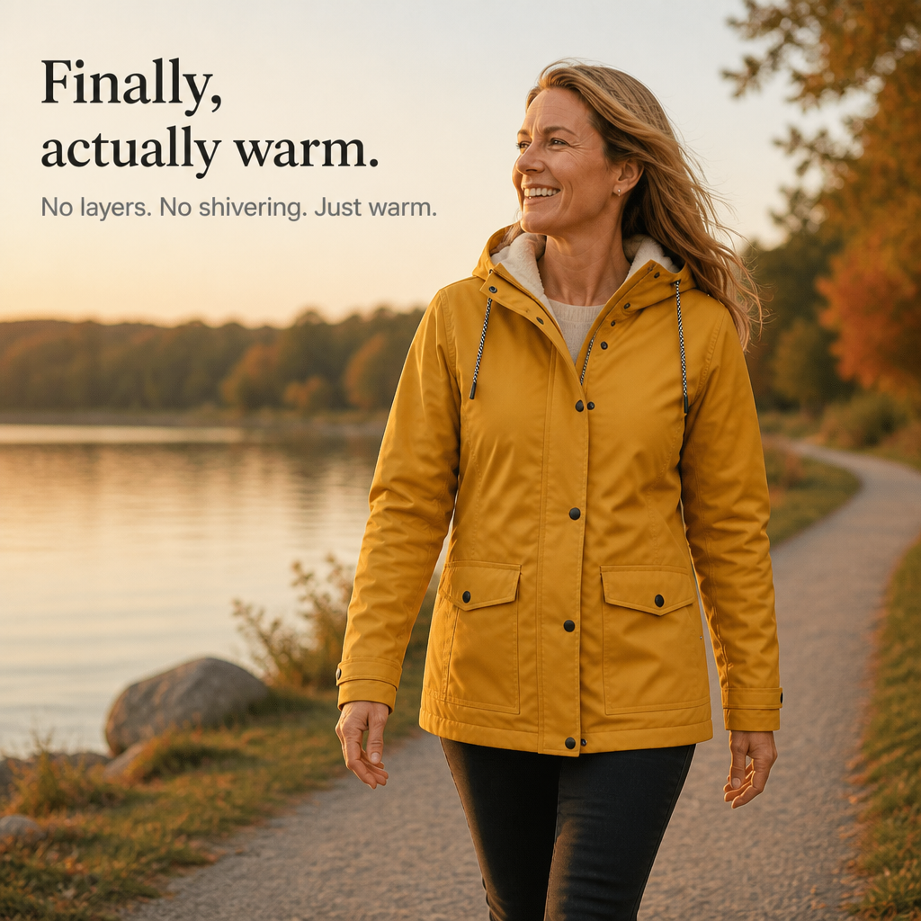 Women's Hooded Jacket | Windproof & Warm 9