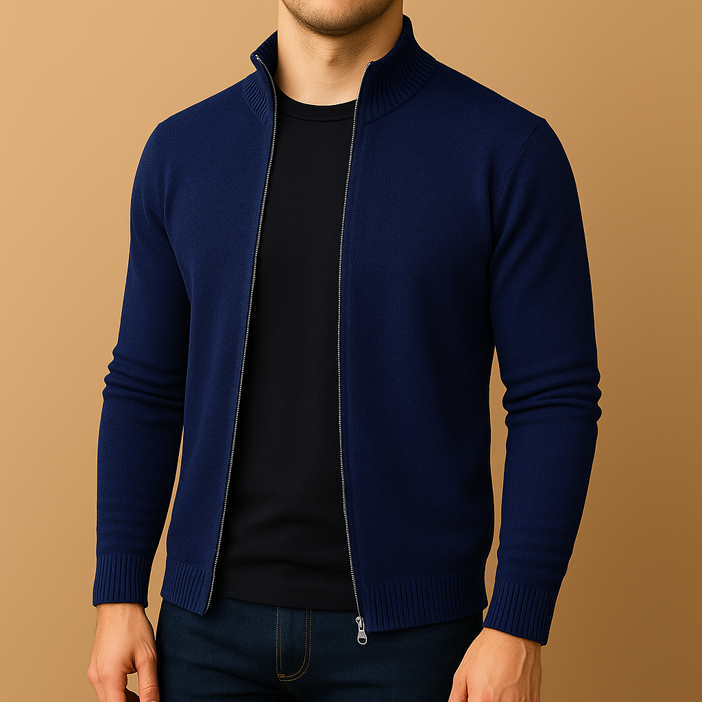 Men's Knitted Zip Vest | Smart-Casual Layering 2