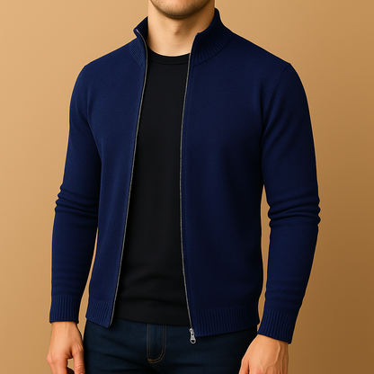 Men's Knitted Zip Vest | Smart-Casual Layering 2