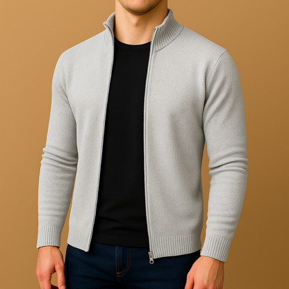 Men's Knitted Zip Vest | Smart-Casual Layering 5