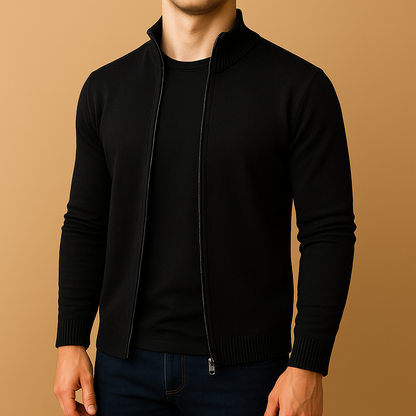 Men's Knitted Zip Vest | Smart-Casual Layering 6