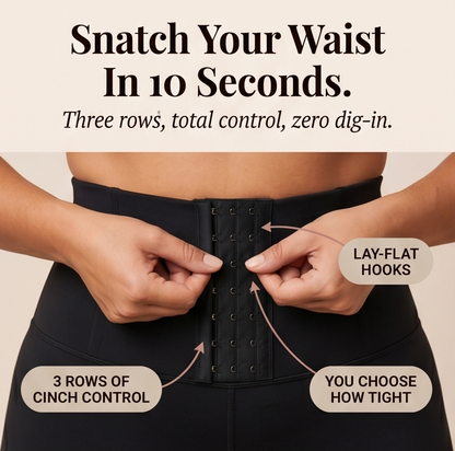 Women's Corset Leggings | High-Waist & Adjustable Cinch 7