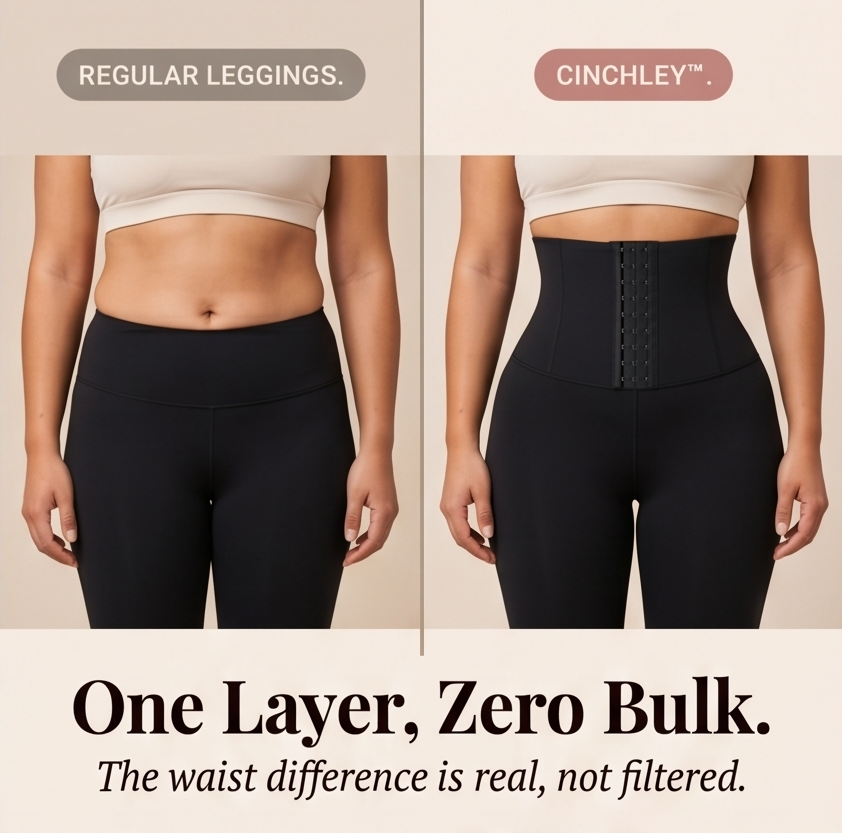 Women's Corset Leggings | High-Waist & Adjustable Cinch 8