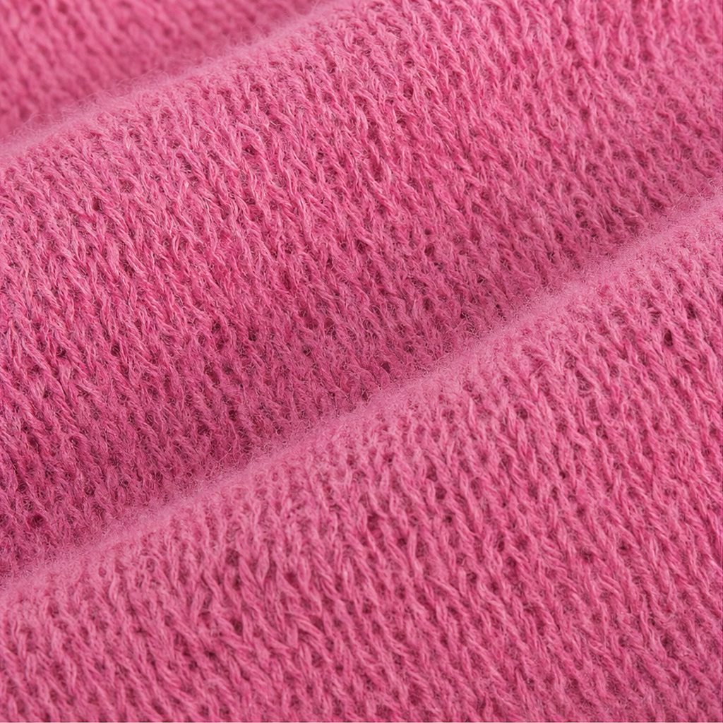 Women's Open-Knit Hoodie | Frayed-Edge Oversized Fit 8
