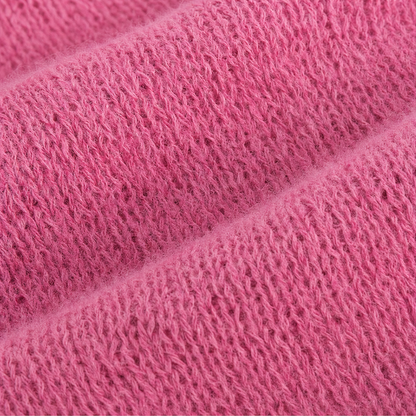 Women's Open-Knit Hoodie | Frayed-Edge Oversized Fit 8