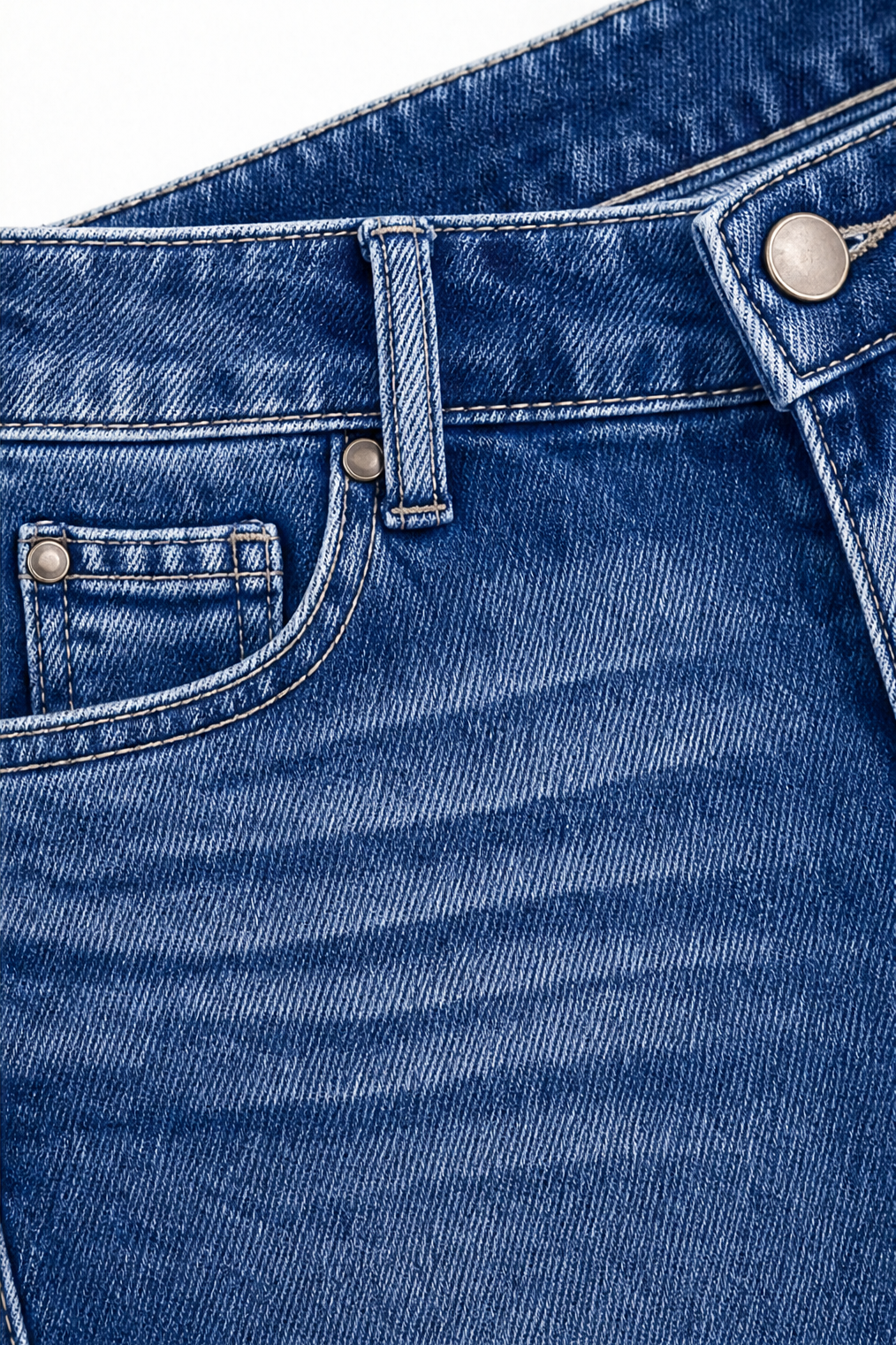 Women's Flare Jeans | Scalloped Button Detail 7
