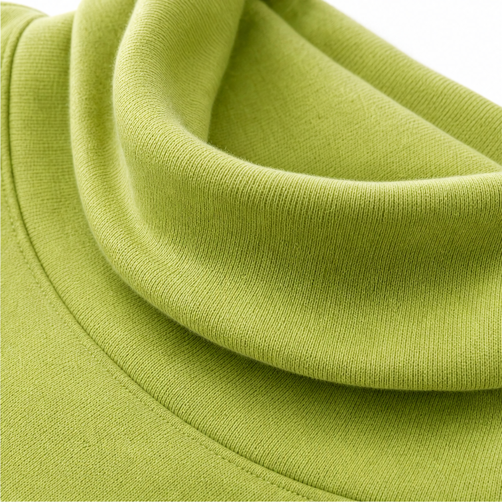 Women's Cowl Neck Sweatshirt | Draped Collar & Button Detail 9