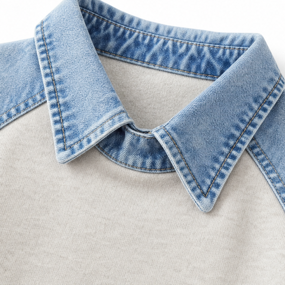 Women's Colorblock Pullover Sweatshirt | Layered Look & Warm Comfort 6