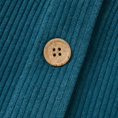Men's Shacket | Diagonal Button & Ribbed Detail 10