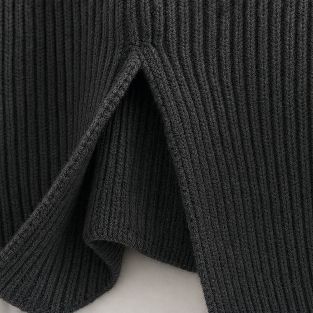 Women's Sweater Dress | High Neck & Relaxed Fit 9