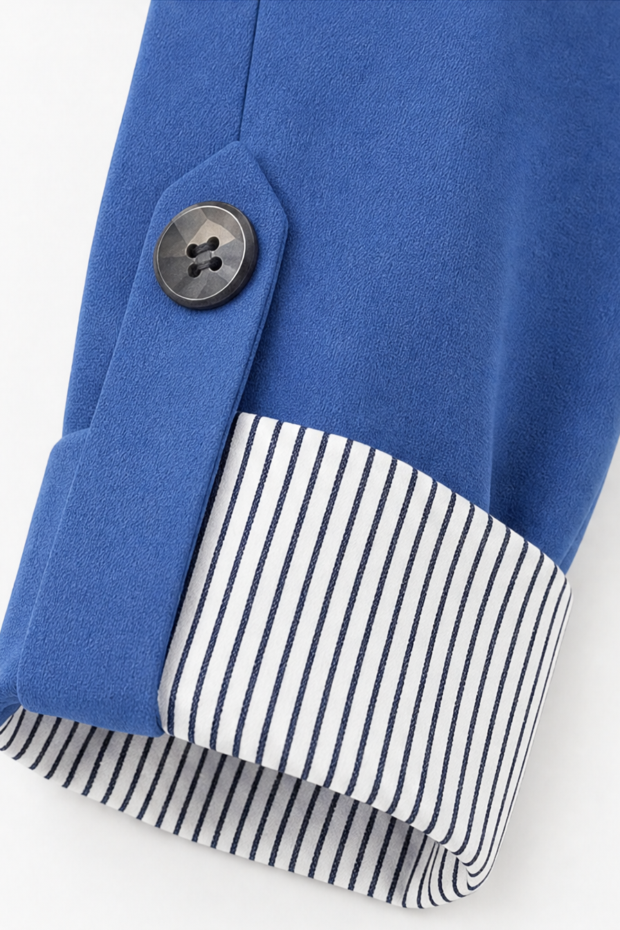 Women's Tailored Blazer | Roll-Sleeve & Longline Fit 8