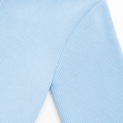 Women's Bow-Neck Sweater | Ribbed Knit & Relaxed Fit 11