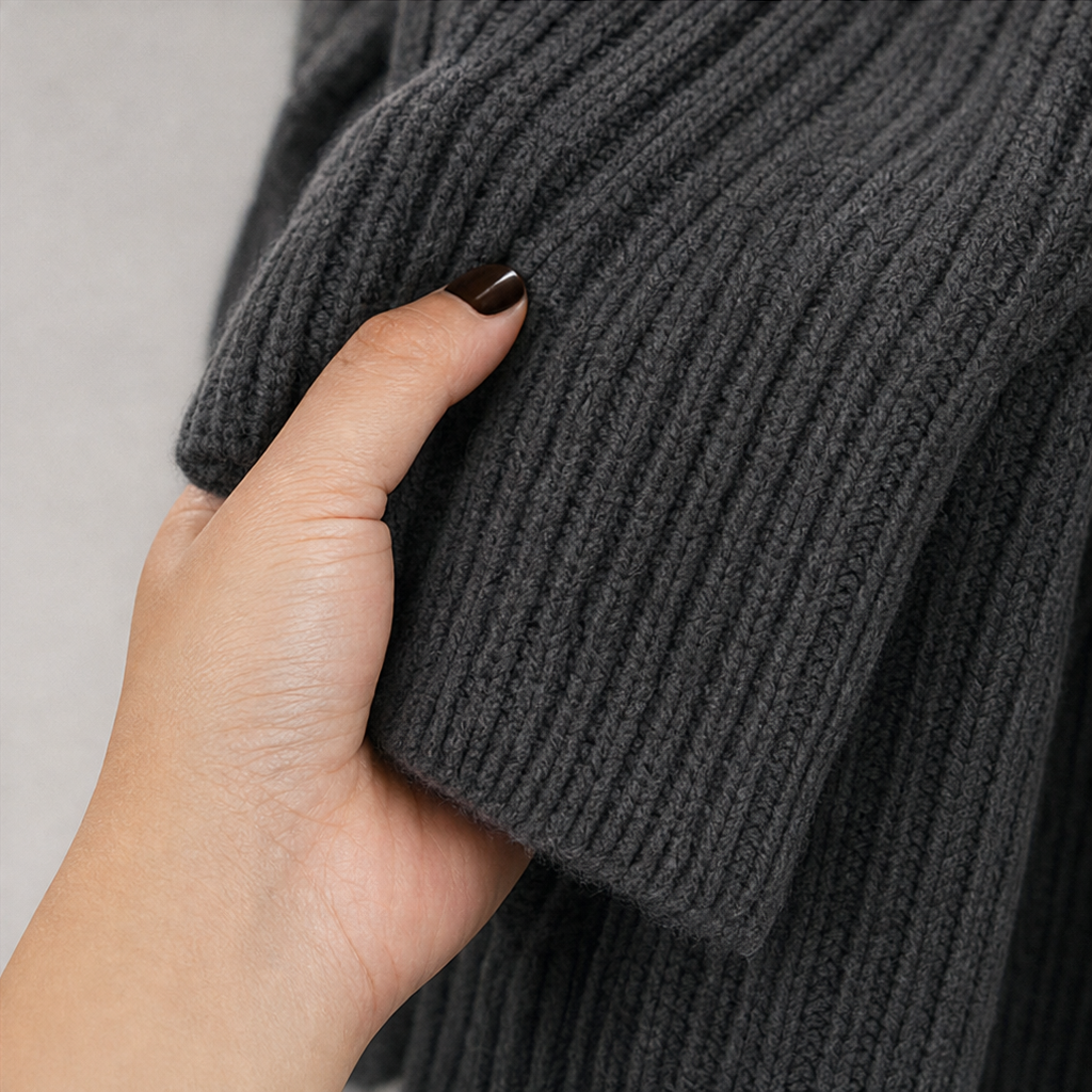 Women's Sweater Dress | High Neck & Relaxed Fit 10