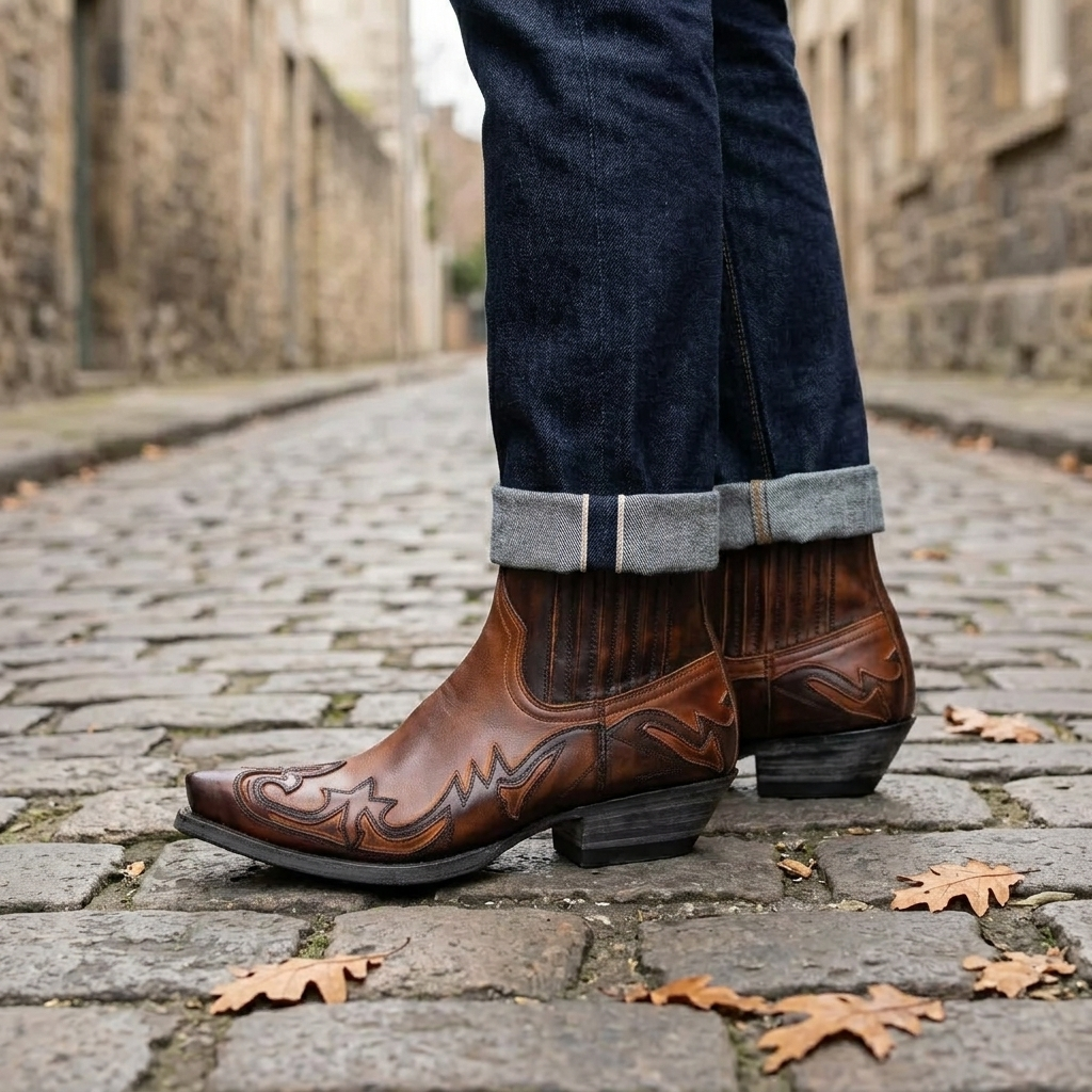 Men's Cowboy Boots | Pointed Toe & Pull-On 17